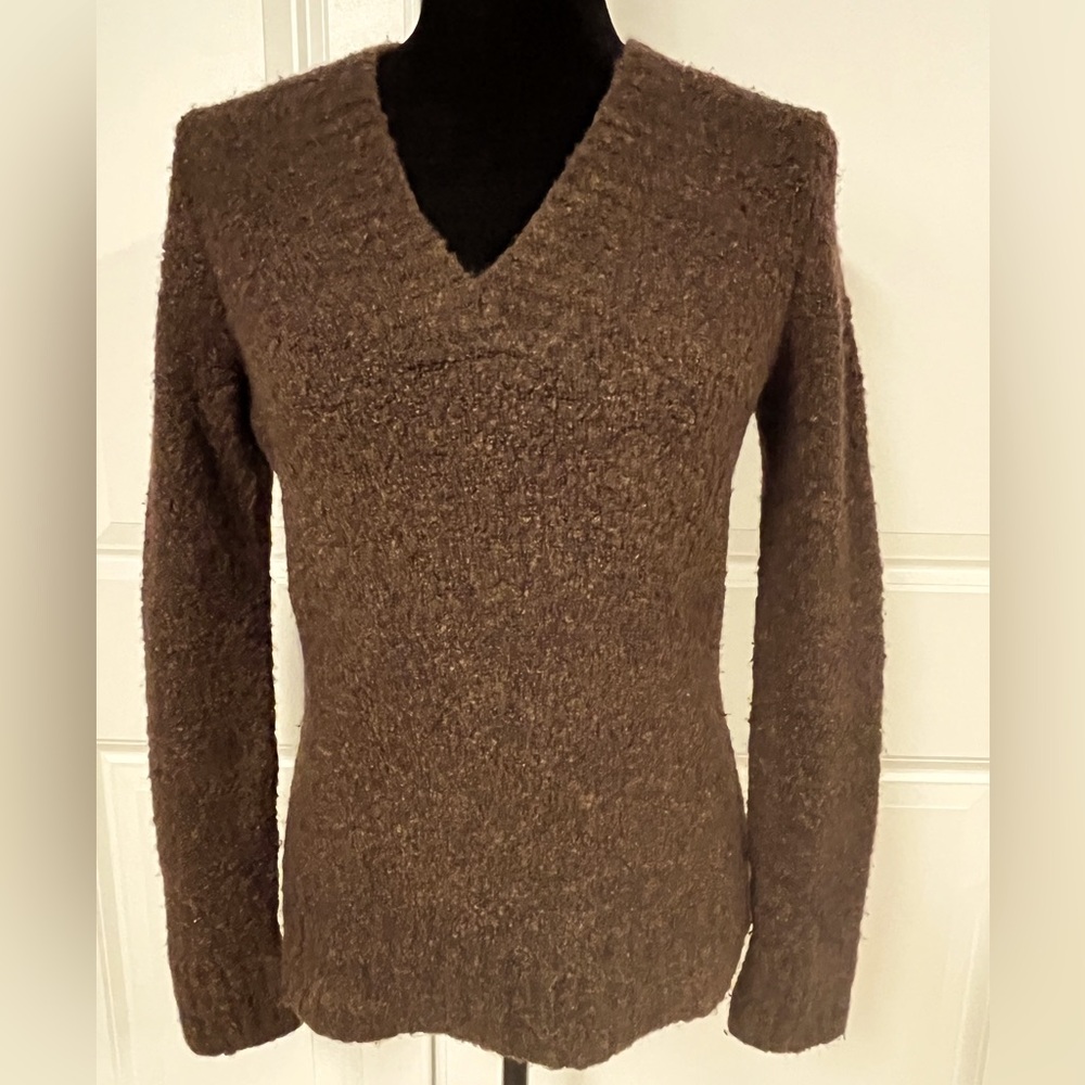 Merona Chocolate Brown Wool Blend Sweater